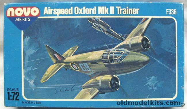 Novo 1/72 Airspeed Oxford Mk.II Trainer - (ex Frog), F336 plastic model kit